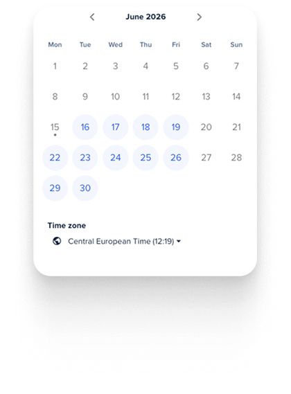 Demo calendar